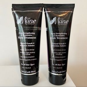 2 x The Mane Choice Deep Strengthening & Restorative Mask Treatment 8 oz
